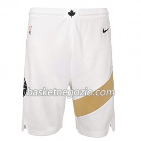 Toronto Raptors Uomo Pantaloncini Bianco 2018-19 Nike Swingman